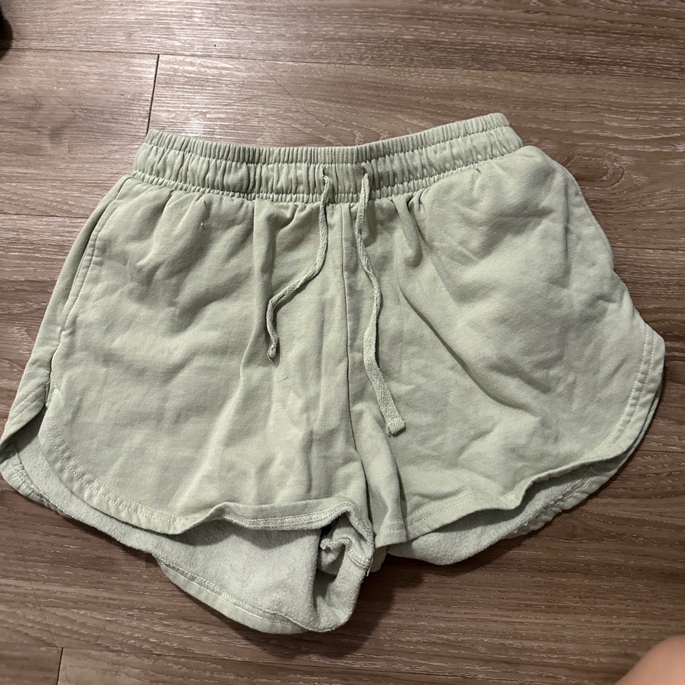 Green Sweat shorts